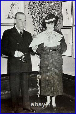 1927 Duveen Signed Elizabethan Interior Dec. Book & Photo Huntington Library Art