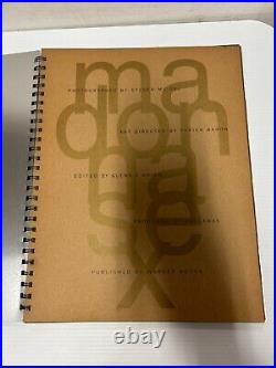 Art Photo Book MADONNA Sex by Madonna US Version 1992 Rare Good Book no CD