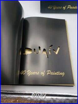 BOOK + ART DUAIV 40 Years Of Painting Picture Book SIGNED by Artist Hardcover