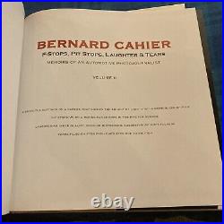 Bernard Cahier F-stops Pit Stops Laughter Tears 2 Books Hc Dj 2006