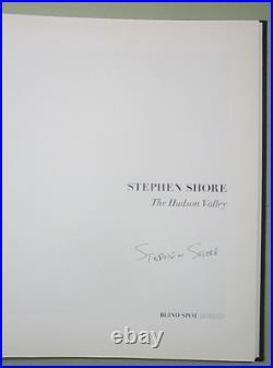 Collectible Photography Book Stephen Shore The Hudson Valley, Autographed