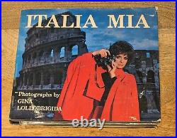 Gina Lollobrigida SIGNED Italia Mia Photo book HCDJ Plus 20 ORIGINAL PHOTOS