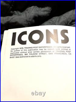 ICONS Book of Drawings by Rex Gay Art Pointillism San Francisco 1978