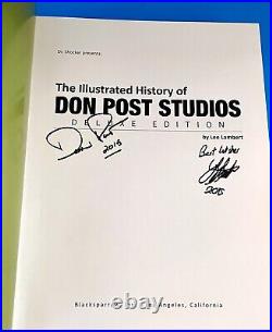 Illustrated History of Don Post Studios Deluxe Hardcover Signed by Don Post Jr +