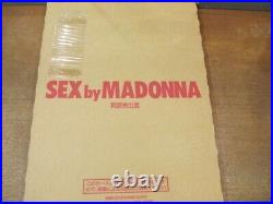 MADONNA Sex Art Photo Book 1992 Japan Ver Rare Used withcd