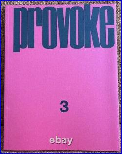 PROVOKE COMPLETE reprint edition DAIDO MORIYAMA Art Book 3 volume set