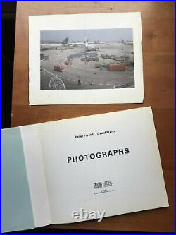 Peter Fischli & David Weiss Photographs 1989 photography catalog w press print