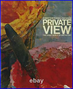 Private View The Lively World of British Art Picture Book 1960s Modern Works