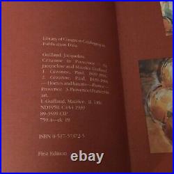 RARE CEZANNE IN PROVENCE 1989 1ST ED LITHOGRAPH PRINT XL HARDCOVER Big ART BOOK
