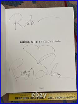 SIGNED Peggy Sirota Guess Who Hardcover Book 2000 Oversized Coffee Table