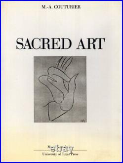 Sacred Art Picture Book First Edition M. A. Couturier Collection Works