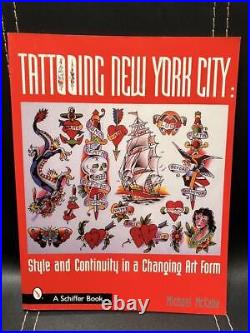 TATTOOING NEW YORK CITY Tattoo Body Art Ink Design Picture book Used JP