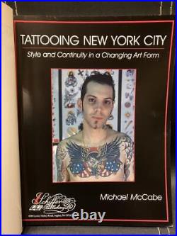 TATTOOING NEW YORK CITY Tattoo Body Art Ink Design Picture book Used JP