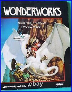 Wonderworks Science Fiction & Fantasy Art Book by Michael Whelan AUTOGRAPHED